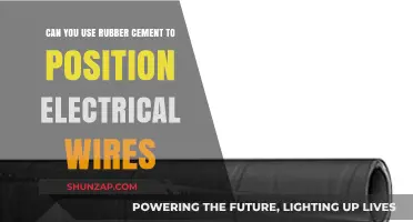 Using Rubber Cement for Electrical Wire Positioning: Safe or Risky?
