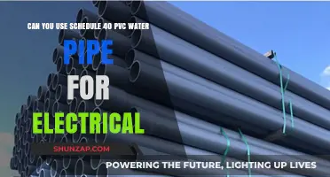 Using Schedule 40 PVC Water Pipe for Electrical: Safe or Risky?