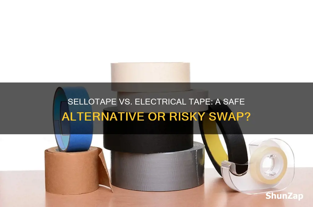 can you use sellotape instead of electrical tape