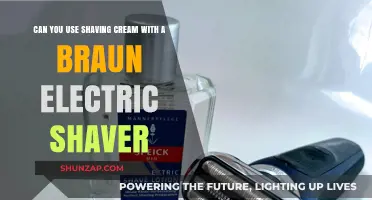 Braun Electric Shaver: Shaving Cream Compatibility Explained