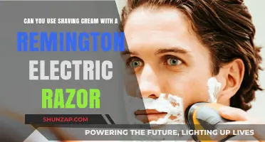 Using Shaving Cream with Remington Electric Razors: Compatibility and Tips