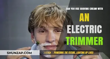 Electric Trimmer and Shaving Cream: A Compatible Grooming Duo?