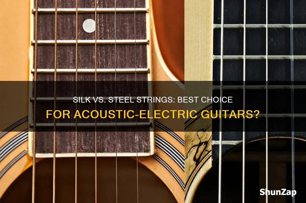 can you use silk and steel strings for acoustic electric