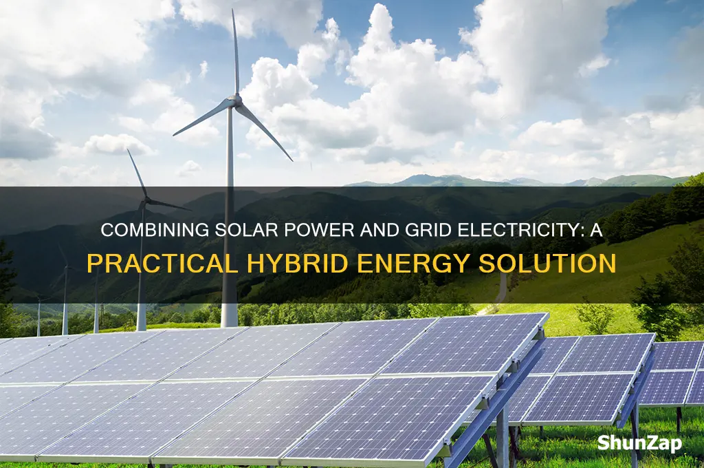 can you use solar and electricity together