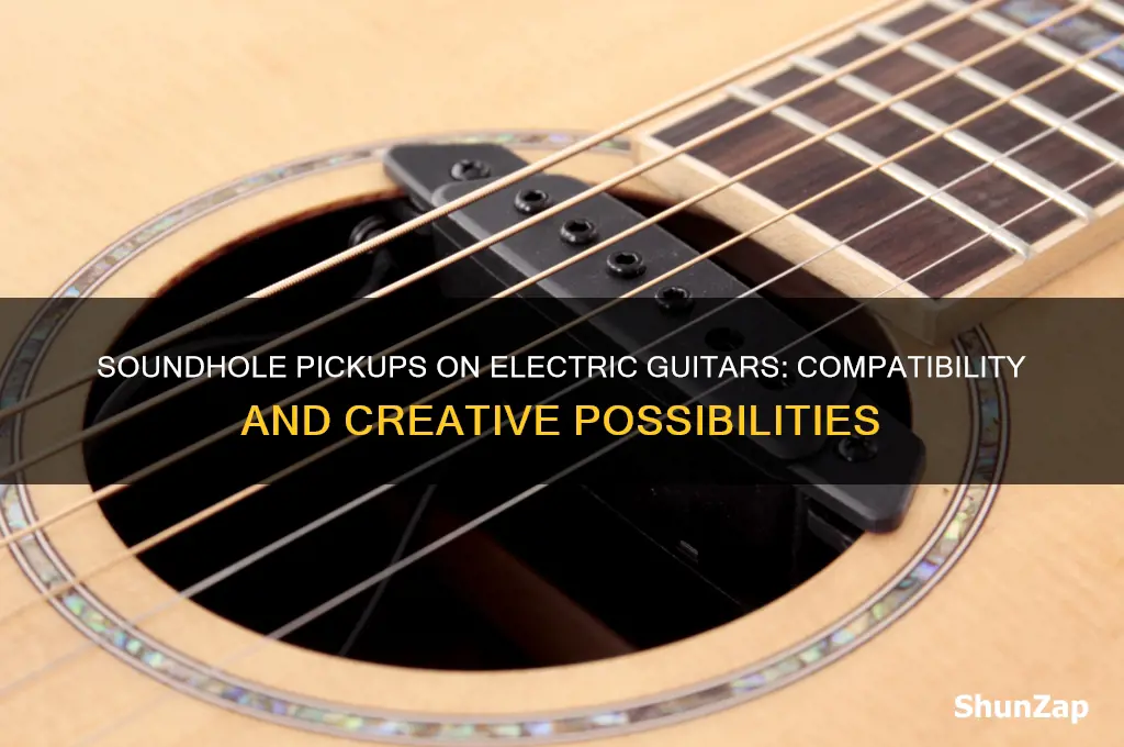 can you use soundhole pickups on an electric guitar