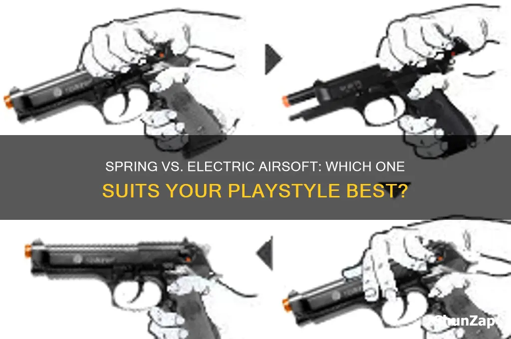 can you use spring airsoft vs electric
