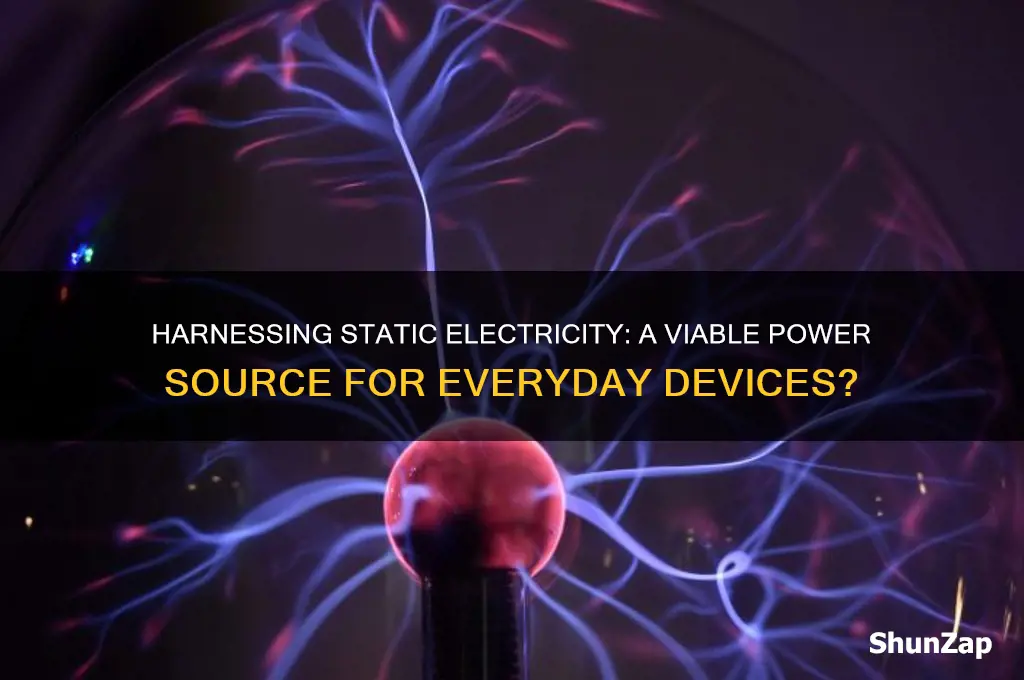 can you use static electricity to power things