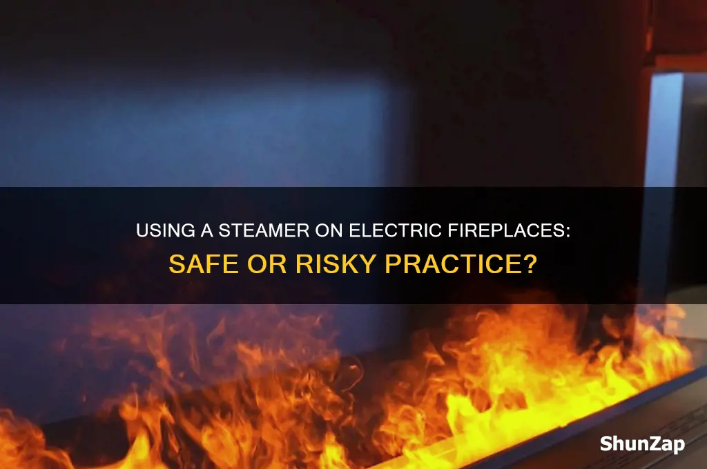 can you use steamer on electric fireplace