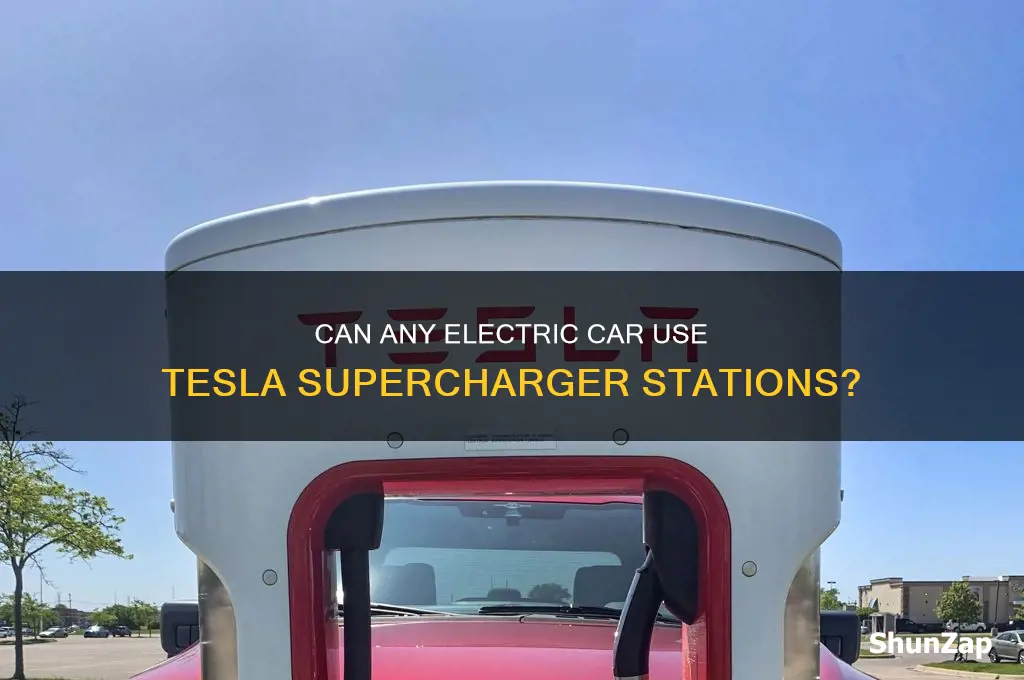 can you use supercharger station on any electric car