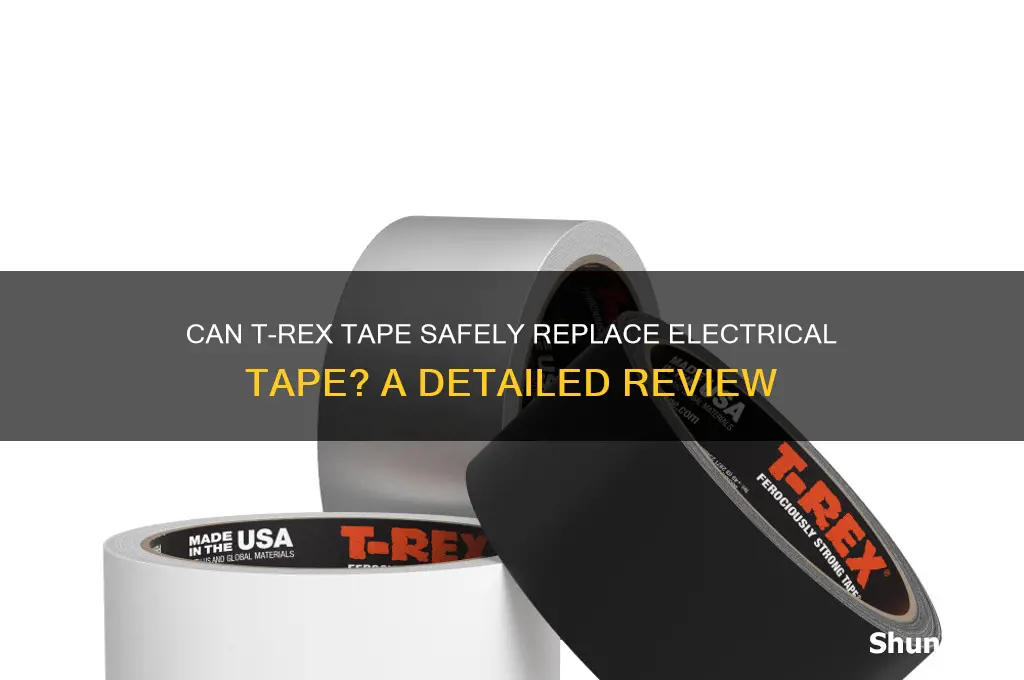 can you use t rex tape as electrical tape