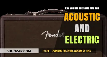 One Amp, Two Guitars: Can You Use It for Both Acoustic and Electric?