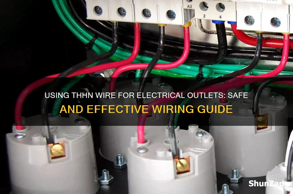 can you use thhn wire to wire up electrical outlets