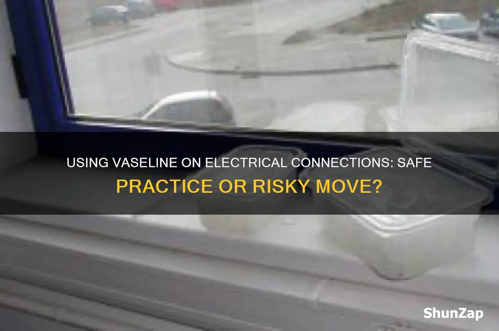 can you use vaseline on electrical connections