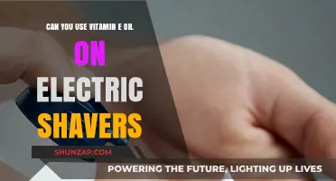Vitamin E Oil and Electric Shavers: Safe Maintenance Tips