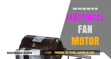 Using WD-40 on Electrical Fan Motors: Safe or Risky?