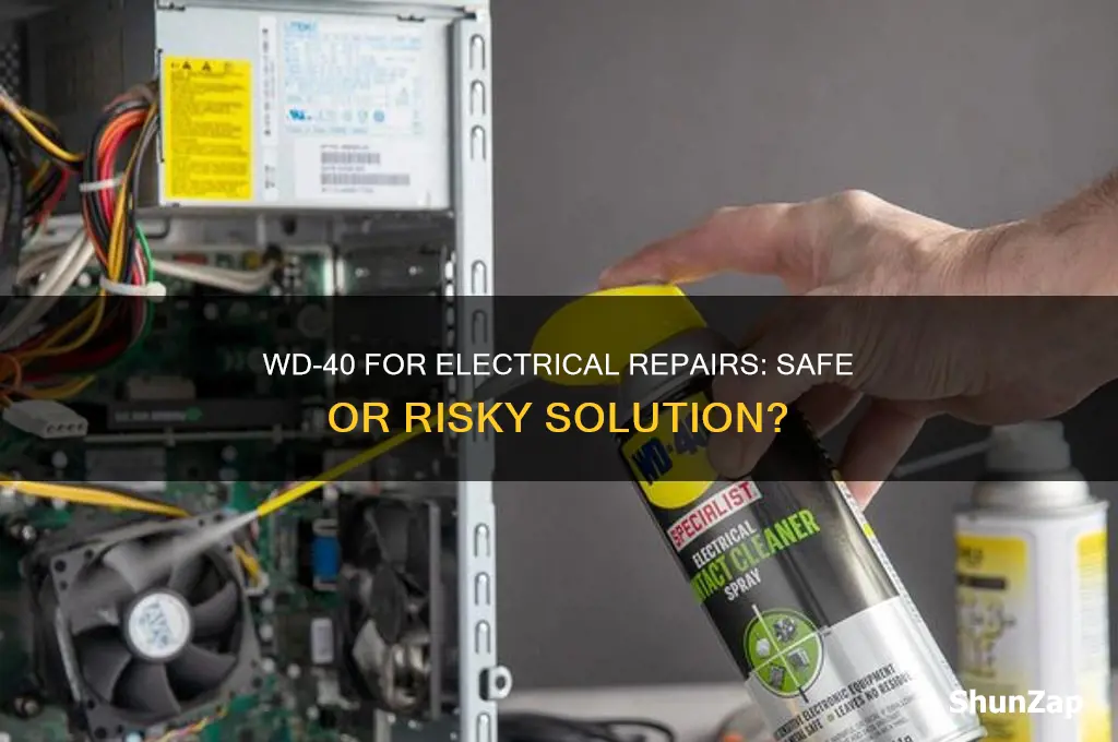 can you use wd40 on electrical