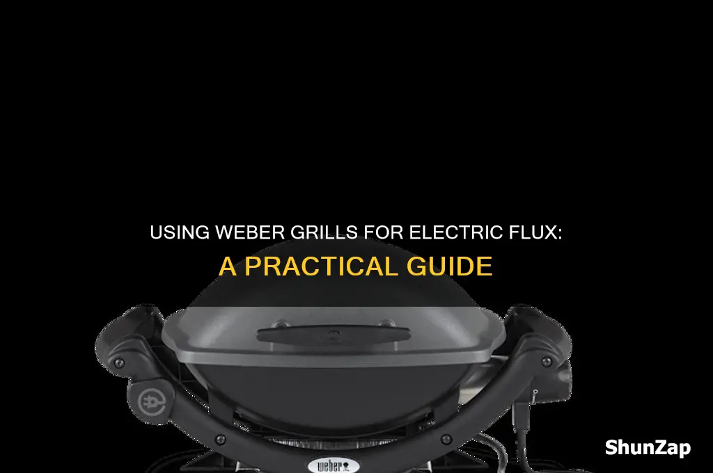 can you use weber for electric fulx
