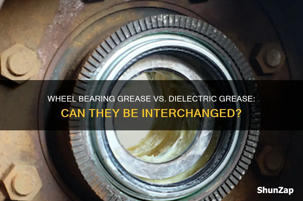 can you use wheel bearing greas as die electric grease