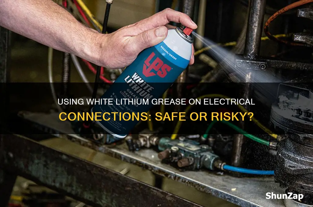 can you use white lithium grease on electrical connections