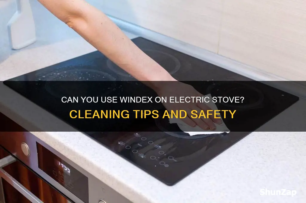 can you use windex on electric stove