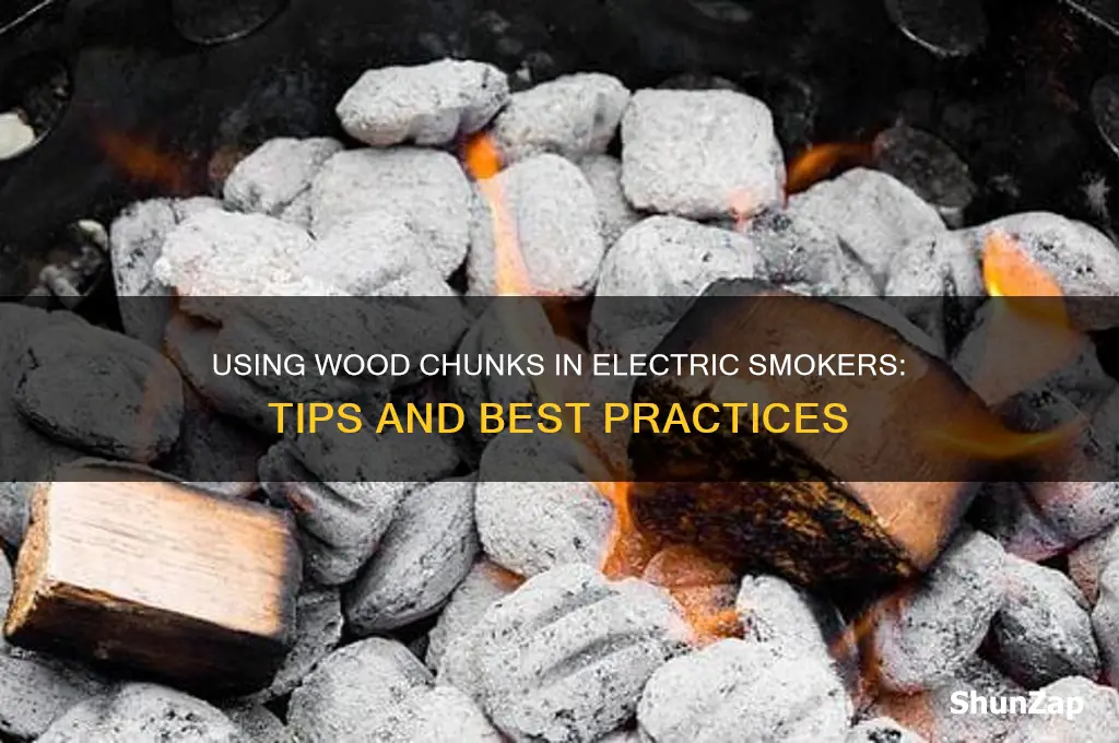 can you use wood chunks in an electric smoker