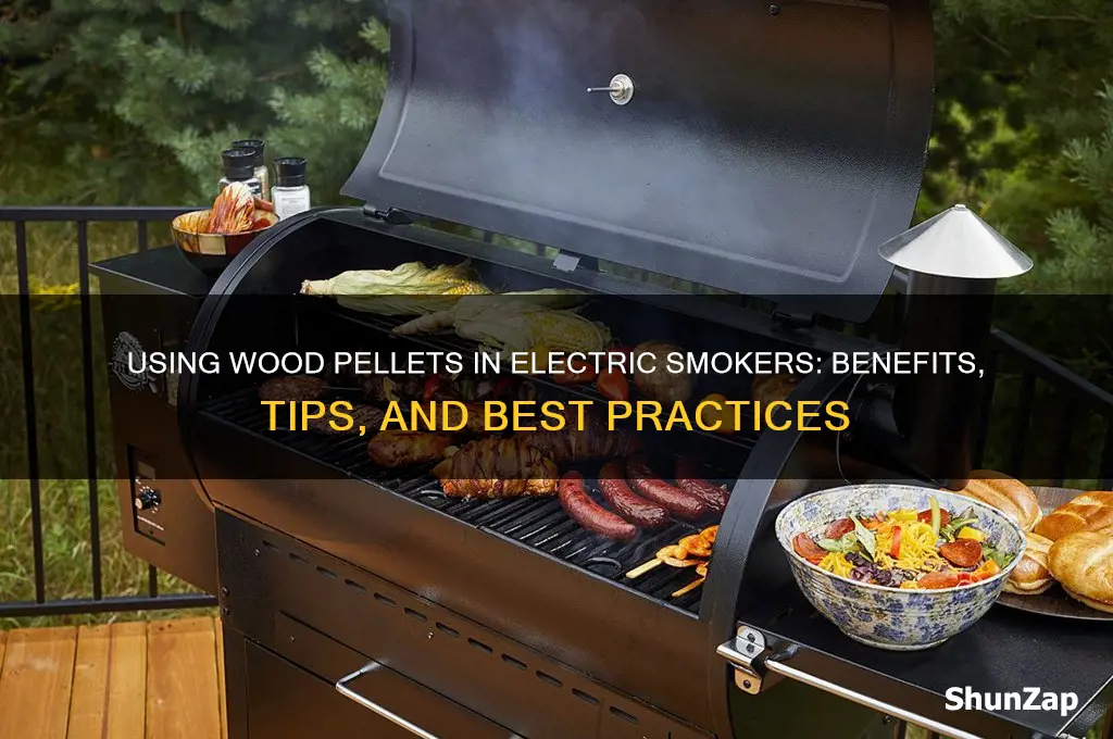 can you use wood pellets in a electric smoker