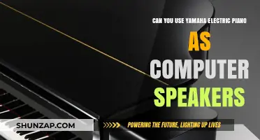 Using Yamaha Electric Piano as Computer Speakers: Is It Possible?