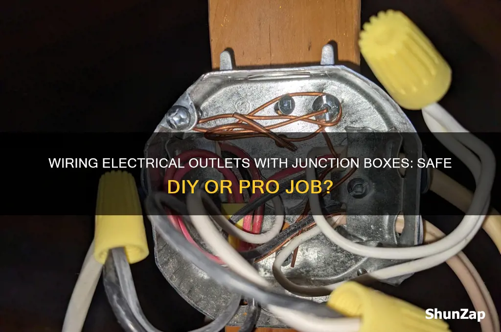 can you wire electrical outlets just by using junction boxes