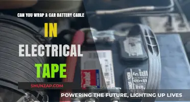 Wrapping Car Battery Cables in Electrical Tape: Safe or Risky?