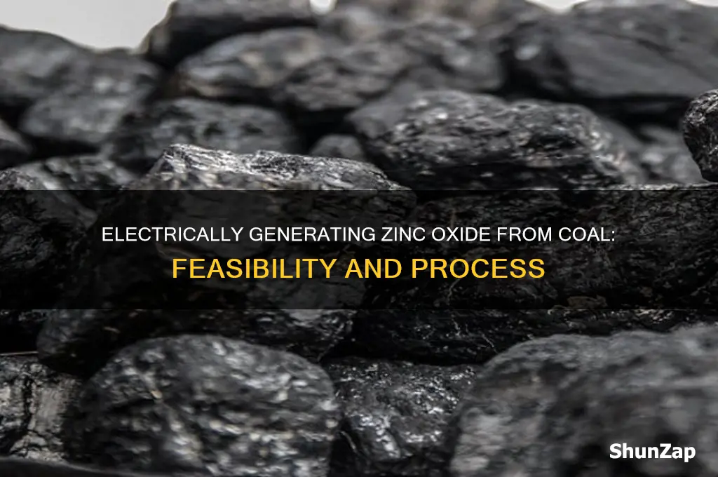 can zinc oxide be made using electrical generation of coal
