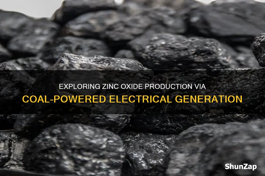 can zinx oside be made using electrical generation of coal