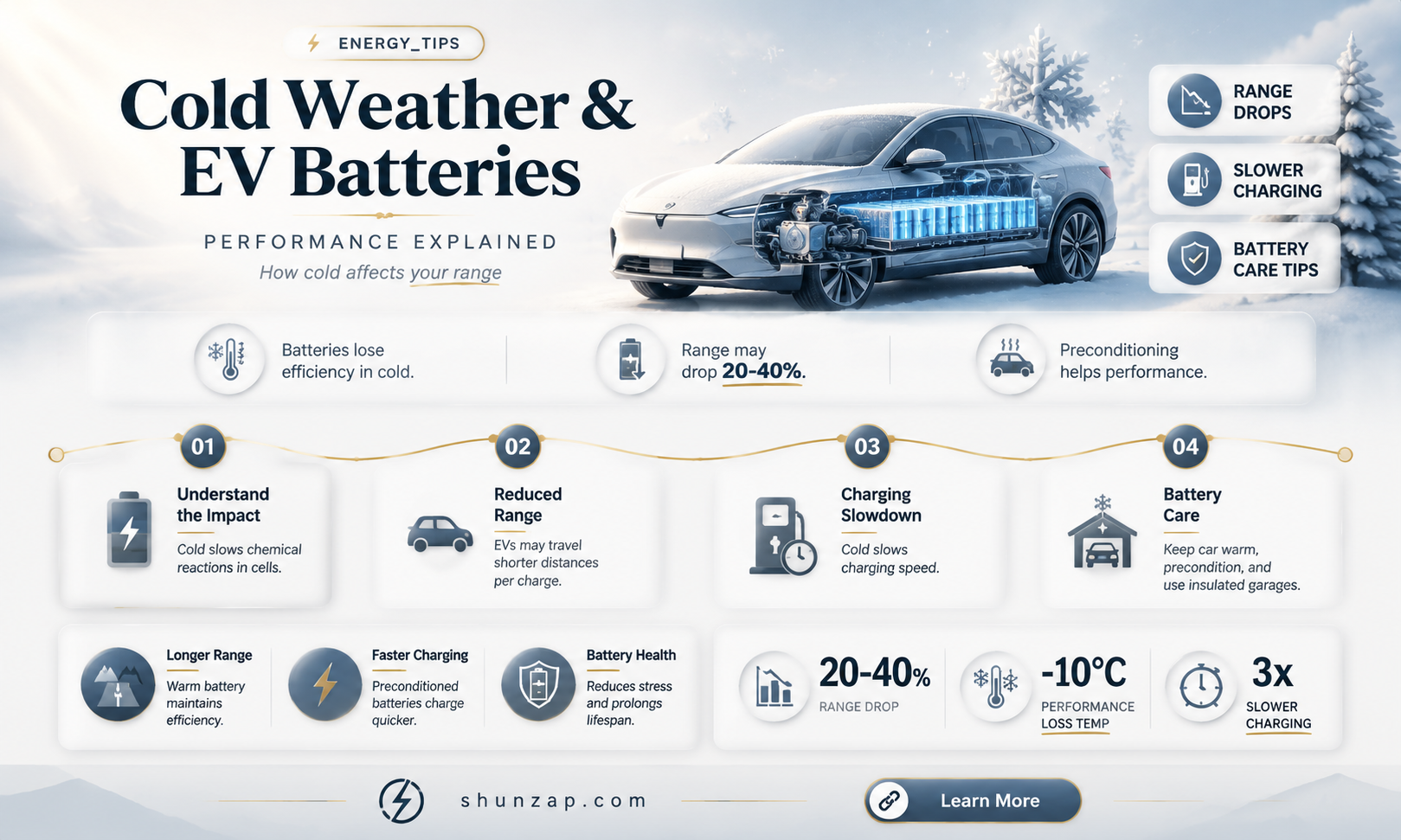 are electric car batteries affected by cold weather