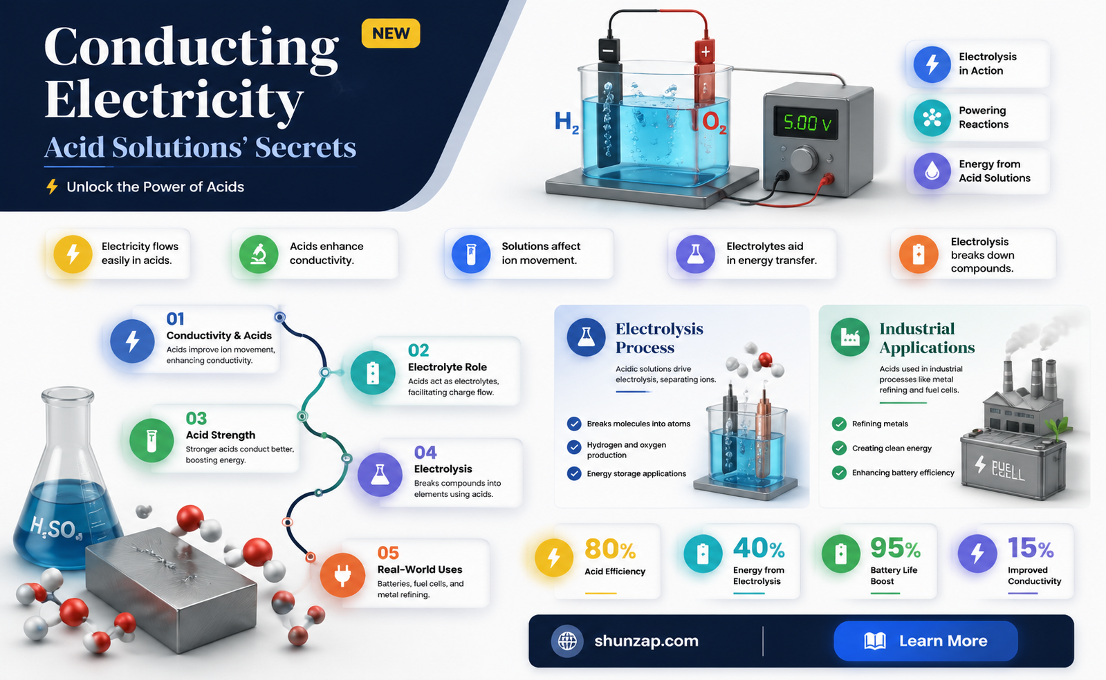 are all acid solutions conductor of electricity