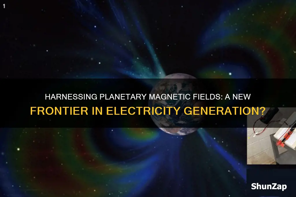 could we use a planet magnetic field to generate electricity