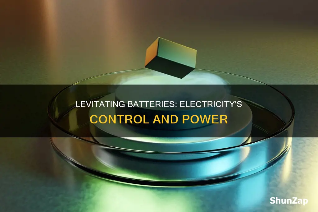 could you levitate batteries by controlling electricity