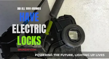 Electric Locks in 1999 4Runners: Were They Standard?