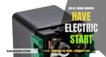 Electric Start: A Standard Feature on All Honda Shadows?