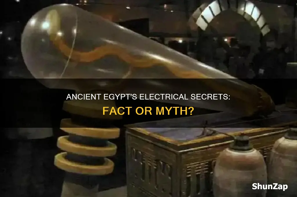 did ancient egypt use electricity