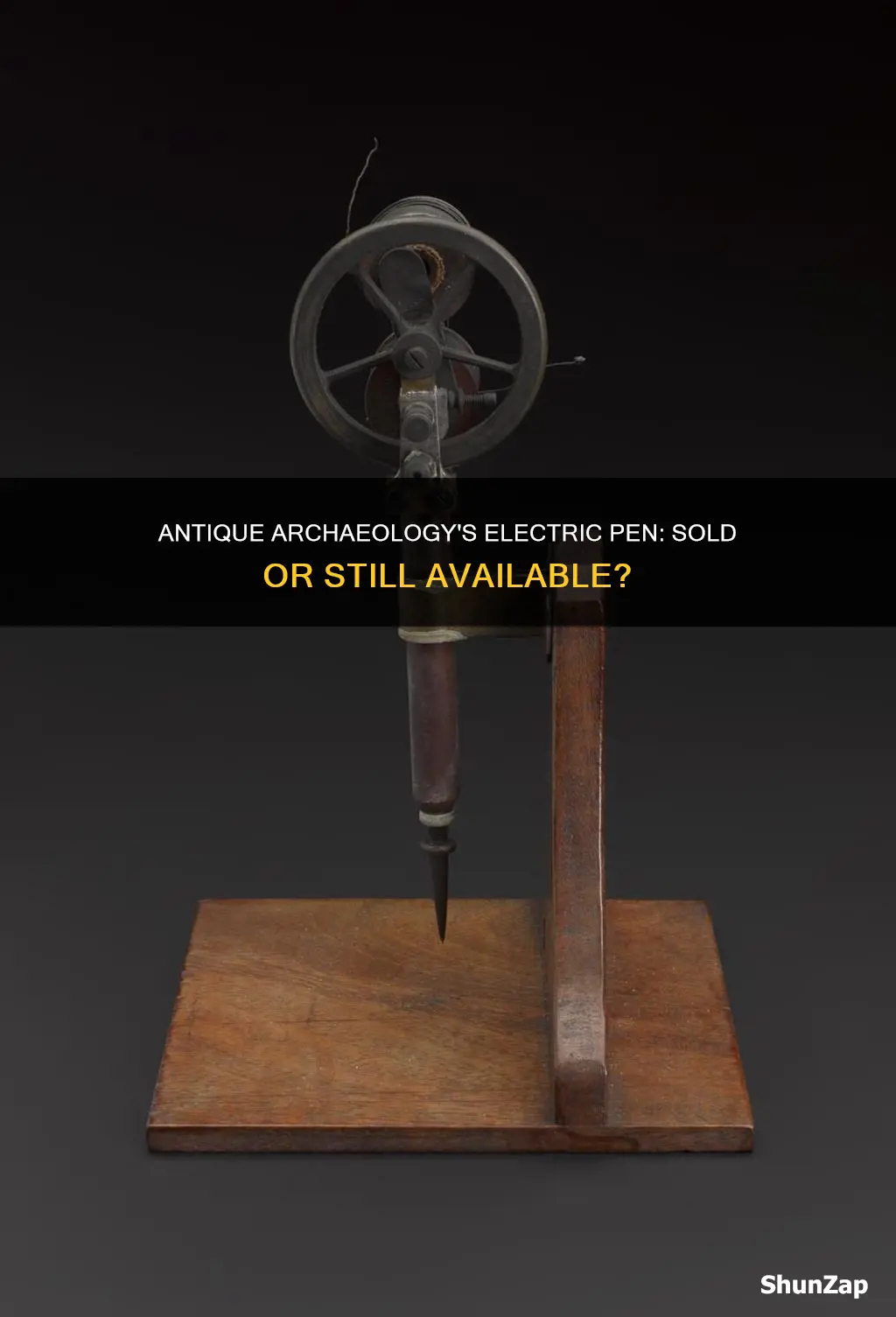did antique arheology sell their electric pen