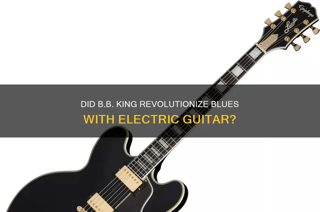did bb king use electric guitar