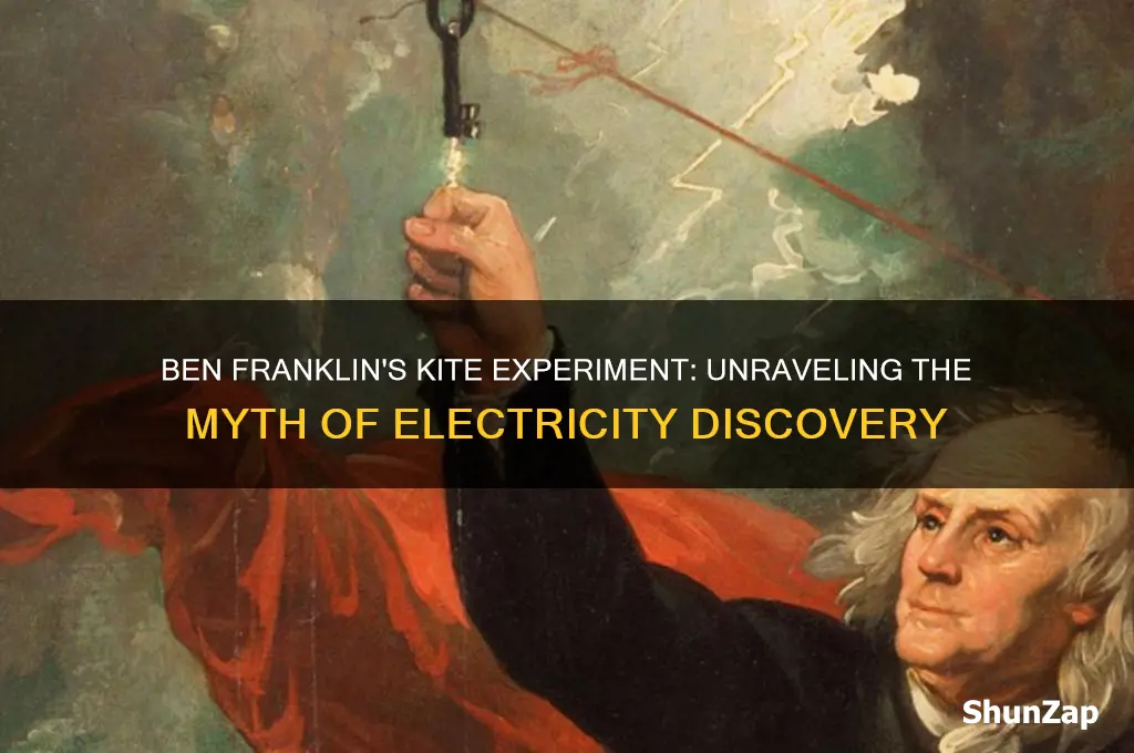 did ben franklin use a kite to discover electricity