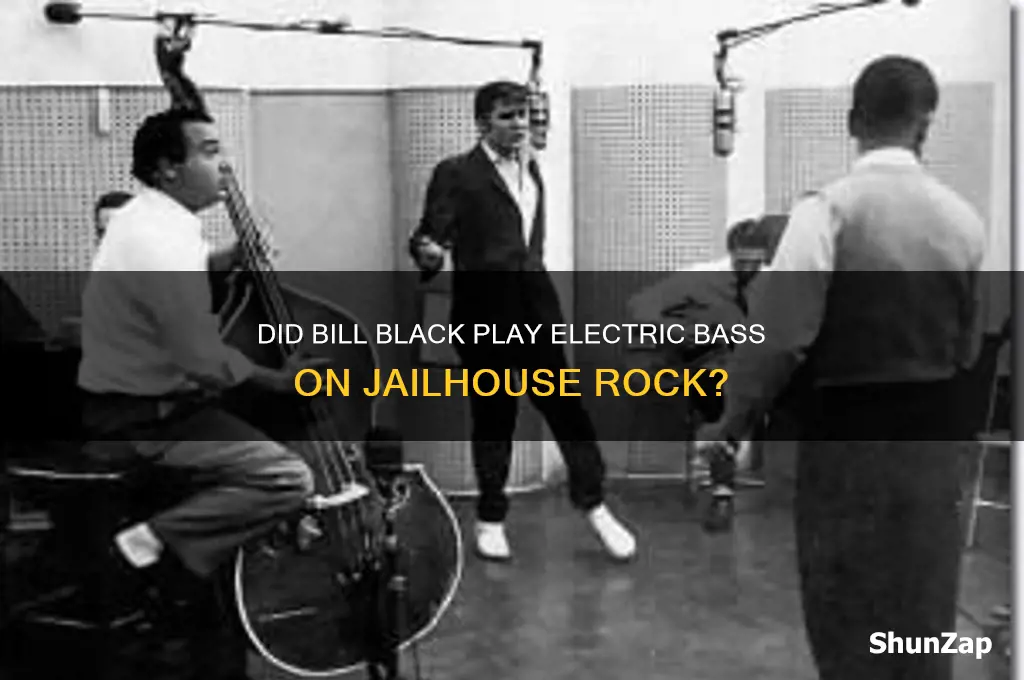 did bill black use his electric bass on jailhouse rock