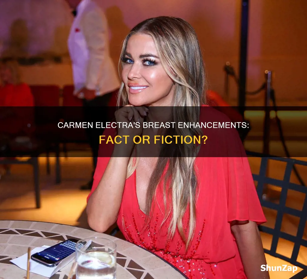 did carmen electra have her breasts done