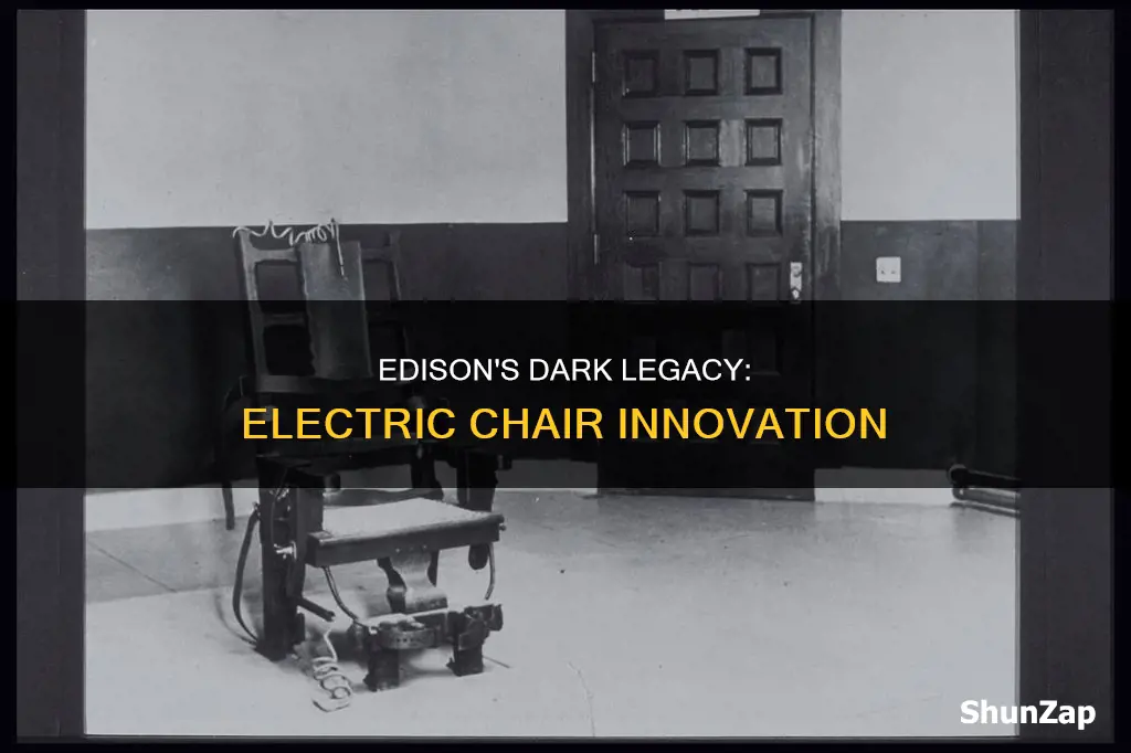did edison help with the electric chair
