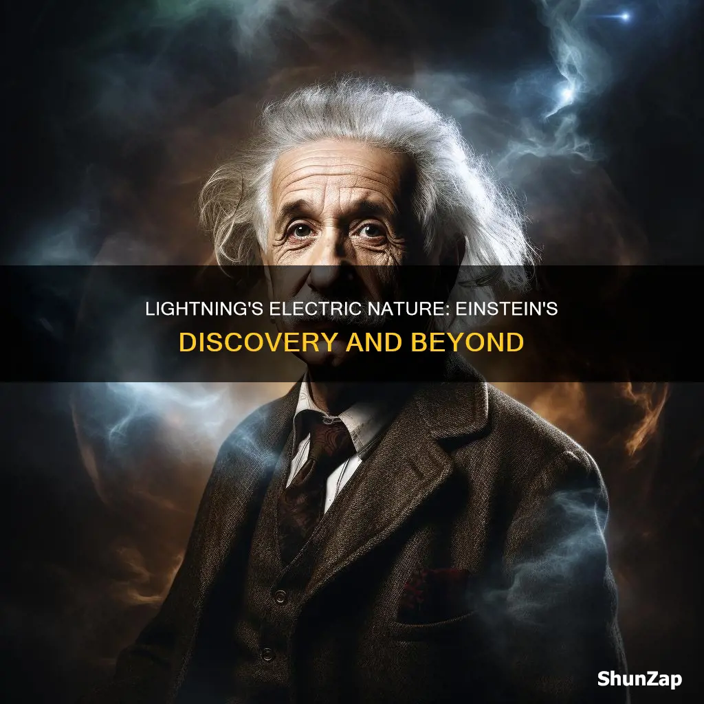 did einstein discover that lightning is electricity
