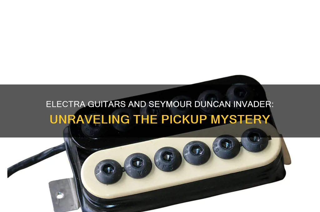did electra guitars use seymour duncan invader