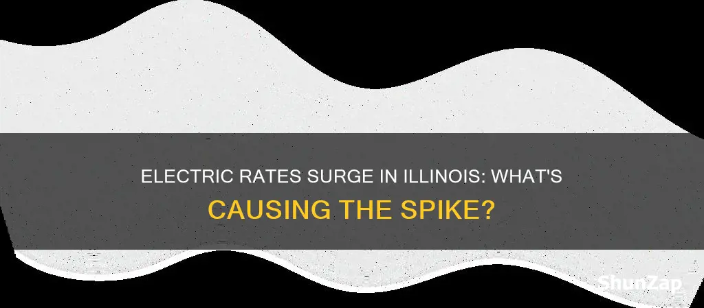 did electric rates go up in illinois