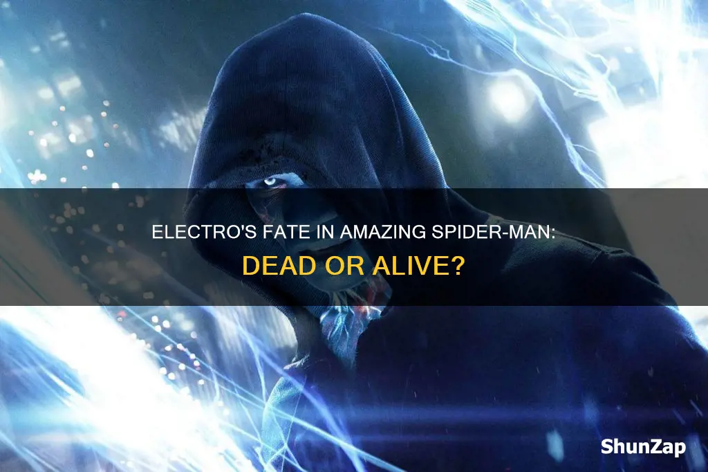 did electro die in amazing spider man