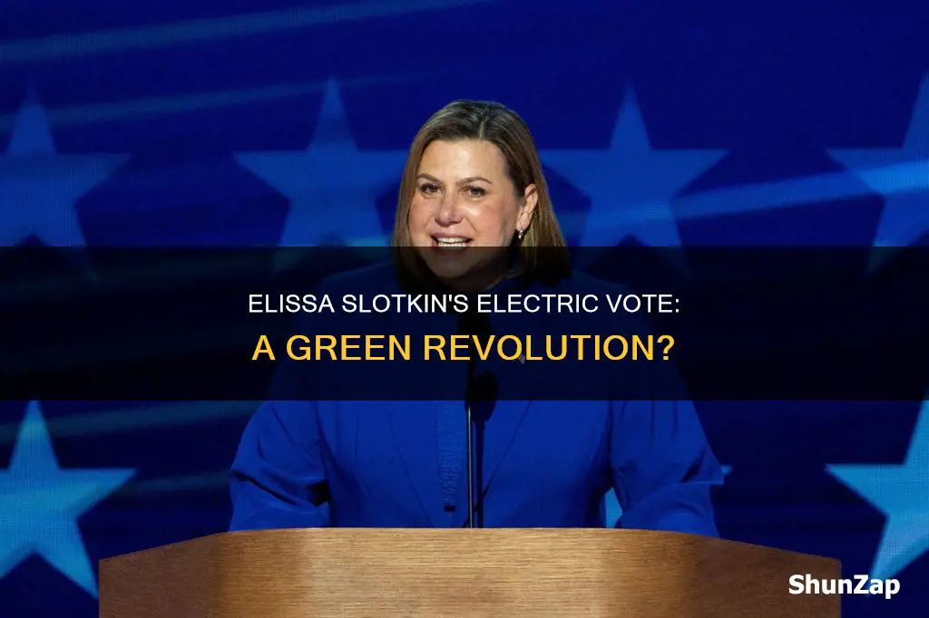 did elissa slotkin vote for electric vehicles