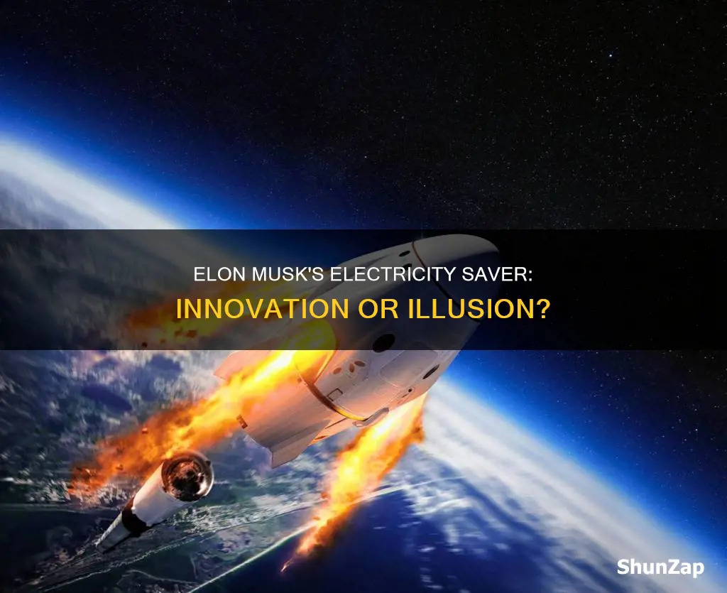 did elon musk invent an electricity saver
